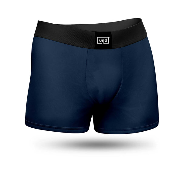 Cueca Boxer Microfibra Classic UND Azul Marinho