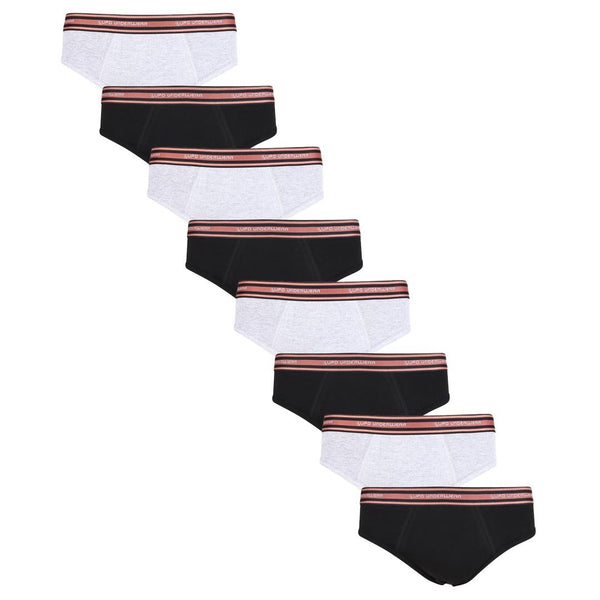 Kit 8 Cuecas Slip Lupo Comfort Algodão Sortidas