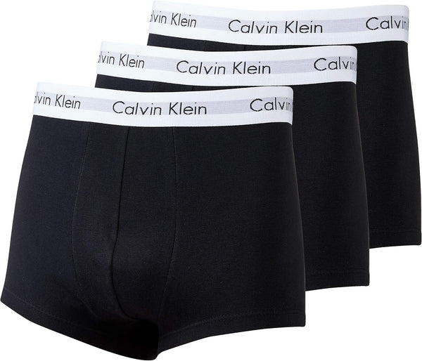 Kit com 3 Cuecas Low Rise Trunk, Calvin Klein, Masculino