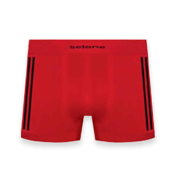 Cueca Boxer Selene Linie II Poliamida Sem Costura Vermelha