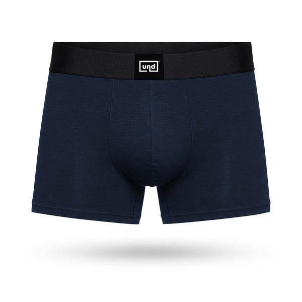 Cueca Boxer Cotton Classic UND Azul Marinho