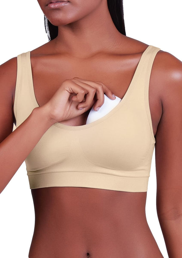 Top Touch+ sem Aro com Bojo Removível Loba Natural 41902