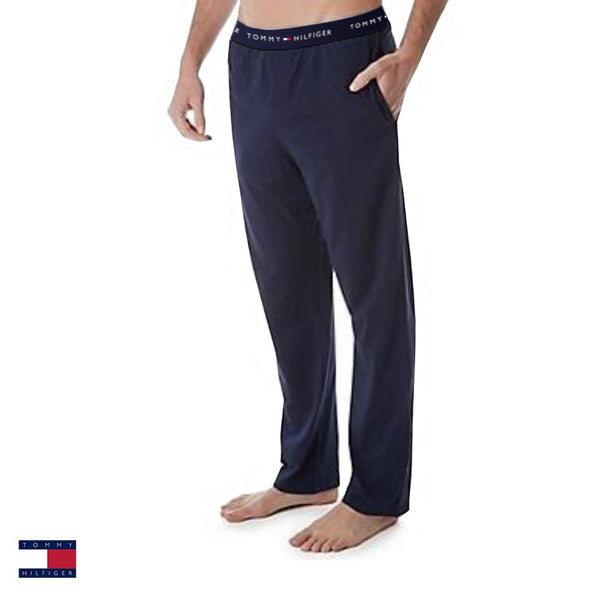 Calça de Algodão Pijamas Marinho Tommy Hilfiger 