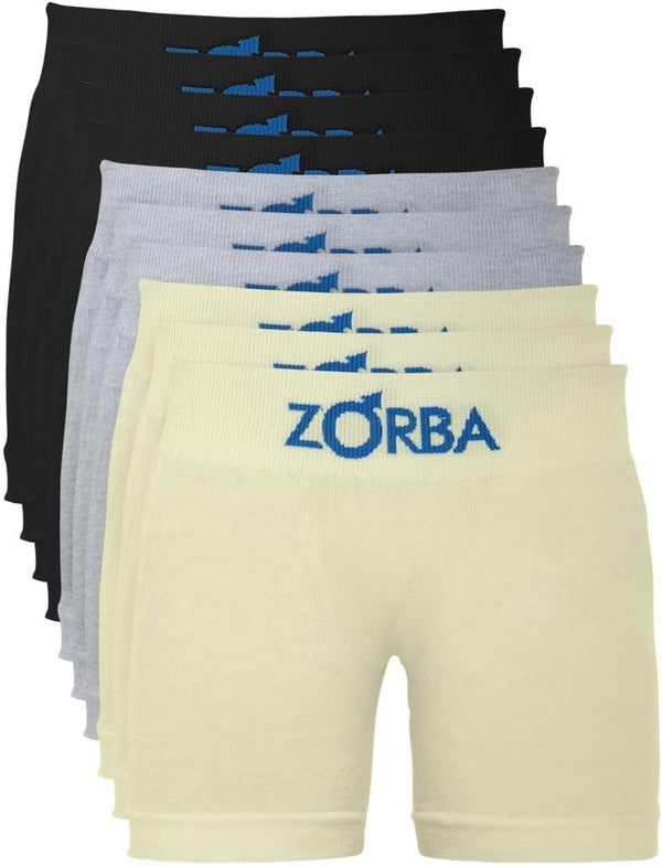 Kit 10 Cuecas Zorba Infantil Boxer sem Costura Algodão 678 Sortido