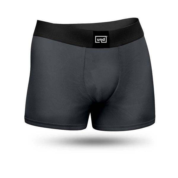 Cueca Boxer Microfibra Classic UND Chumbo