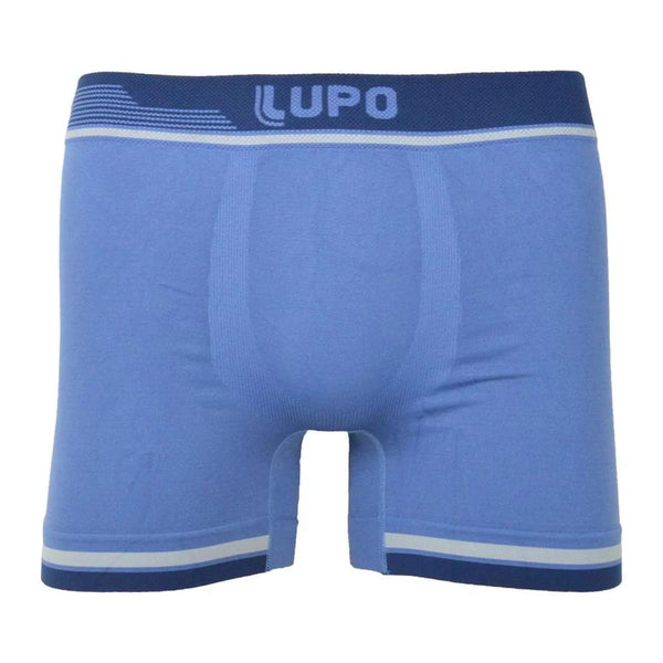 Cueca Boxer Lupo Microfibra Sem Costura Pop Azul