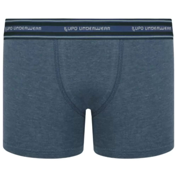 Cueca Boxer Infantil Lupo Comfort 2 Azul Jeans