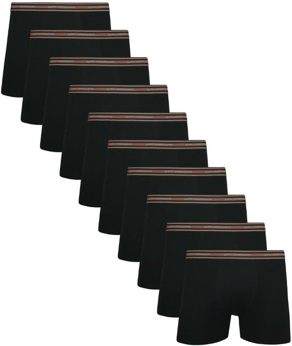 Kit 10 Cuecas Lupo AM Boxer Preto